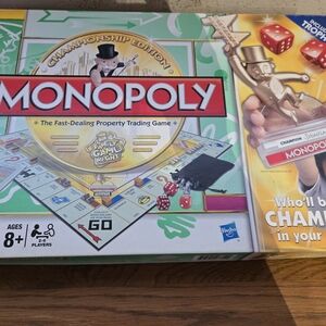 Monopoly Championship Edition Board Game